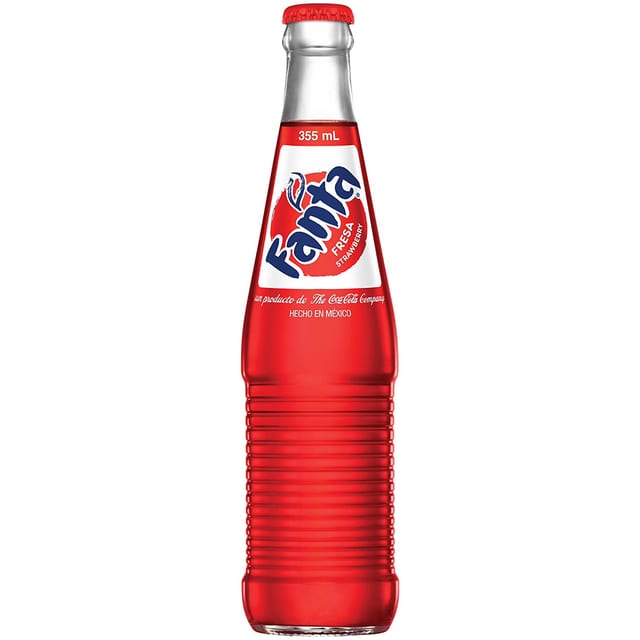 Mexican Fanta Strawberry.