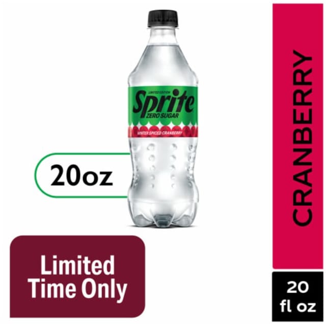 Sprite winter cranberry 20oz.