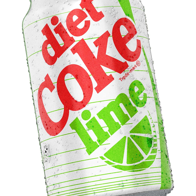 Coke diet lime 12oz.