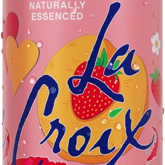 LaCroix Strawberry Peach (12 oz).