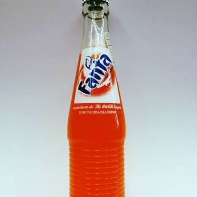 Mexican Fanta Orange (Bottle).